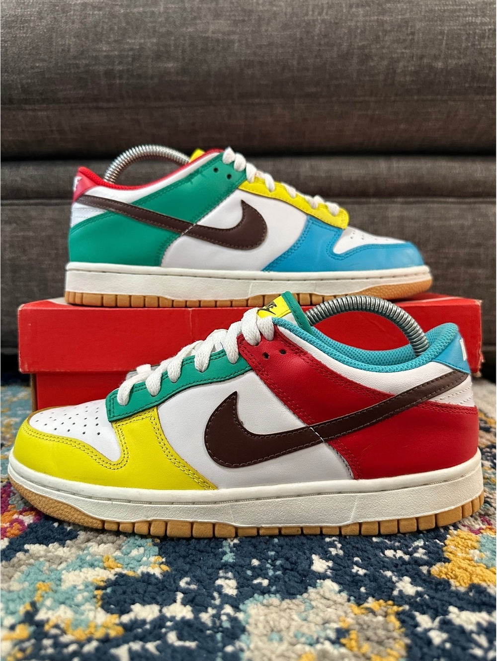 Size 7Y/8.5 Women - Dunk Low SE GS “Free.99 - White”